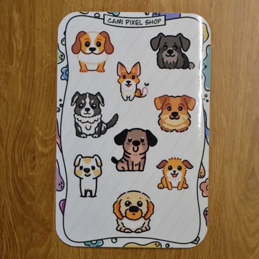 Dog sticker sheet 1 stickers