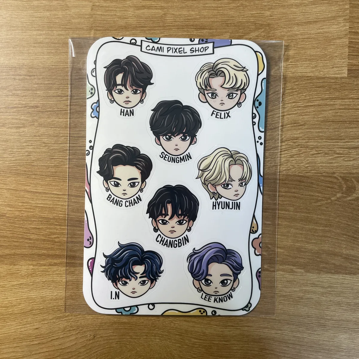 K-pop chibi portrait sheet 1 stickers