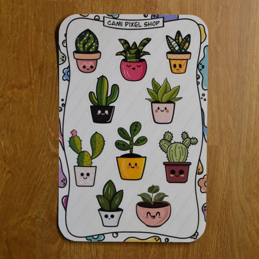 Plant sticker sheet 2 stickers