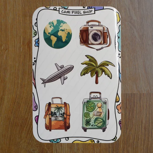 Travel sticker sheet 1 stickers